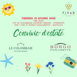 CONVIVIO d'ESTATE 19 GIUGNO 2026 -FISAR PONTEDERA